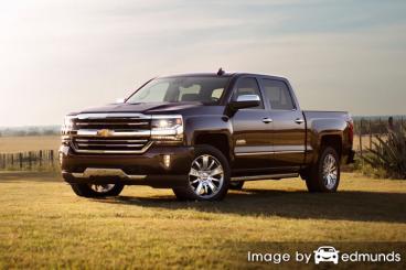 Insurance rates Chevy Silverado in Indianapolis