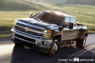 Insurance rates Chevy Silverado 3500HD in Indianapolis