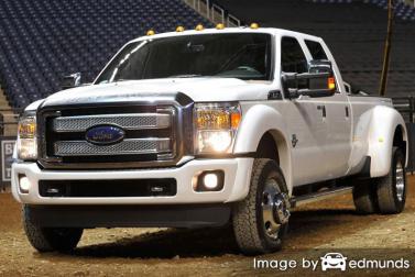 Insurance rates Ford F-350 in Indianapolis