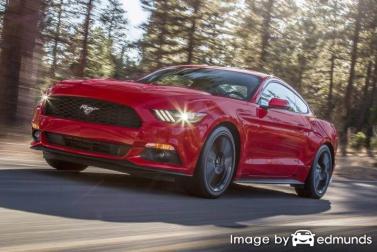 Insurance rates Ford Mustang in Indianapolis