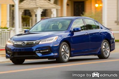 Insurance rates Honda Accord Hybrid in Indianapolis