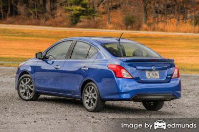 Insurance rates Nissan Versa in Indianapolis